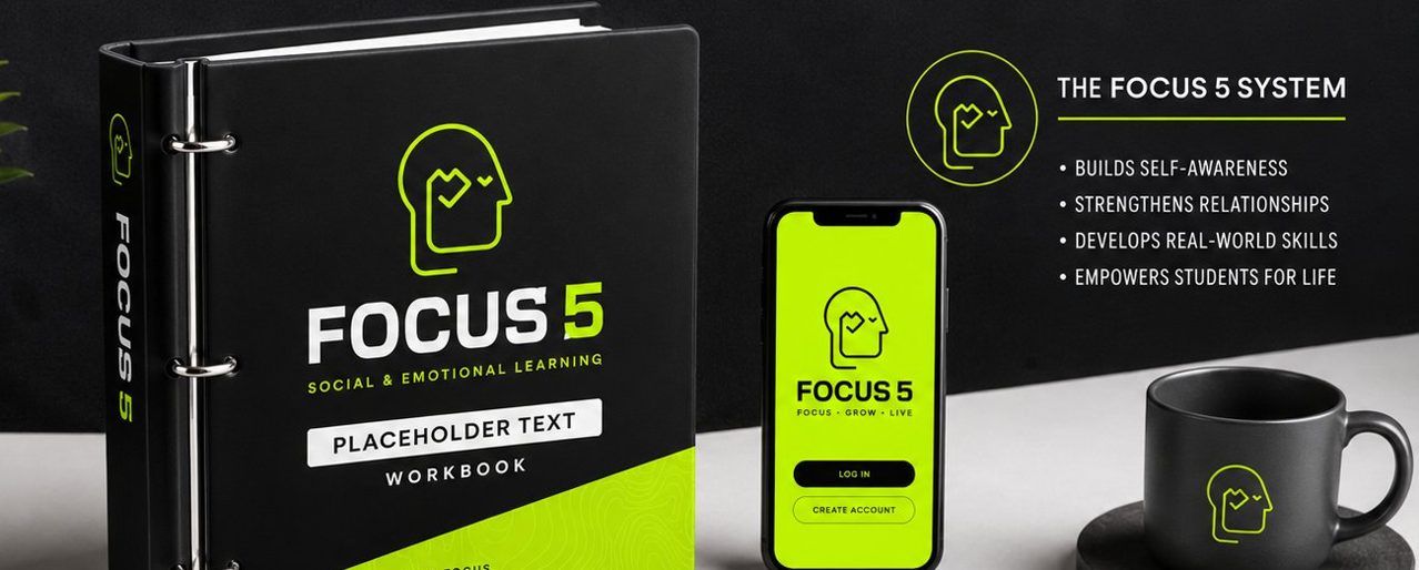 The Focus 5 system: workbook, app, and coaching