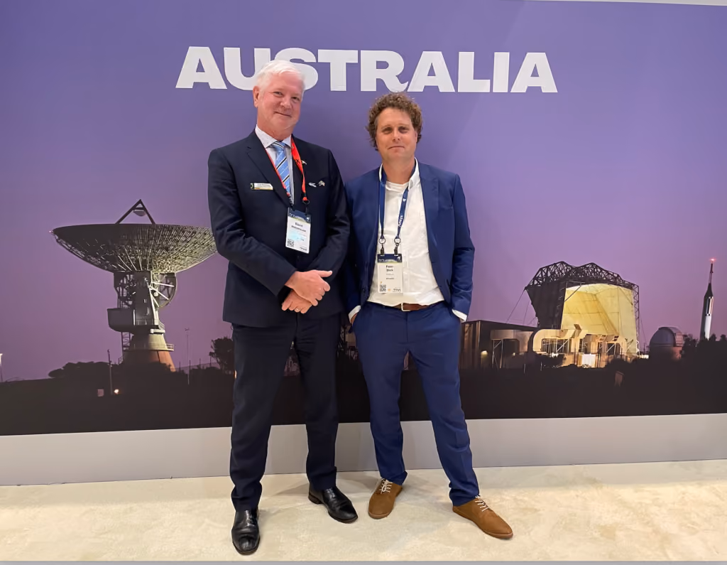 David Waterhouse, CEO Hypersonix USA and Peter Beck, CEO Rocket Lab USA, Inc.