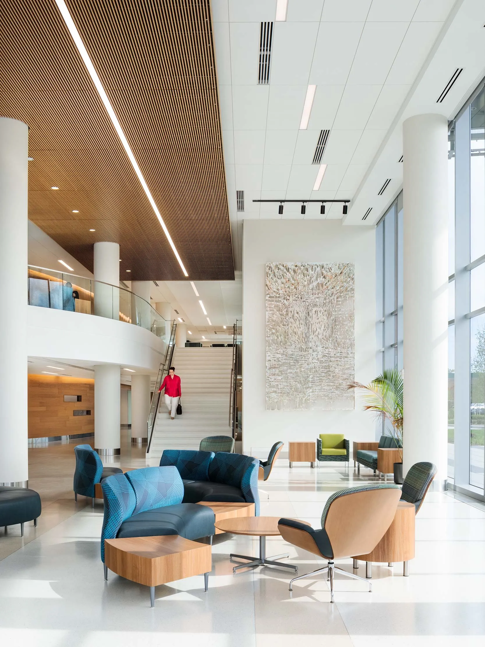 Award Winning Healthcare Interior Design and ArchitectureSumma Lobby customized interior and graphic brand standards package