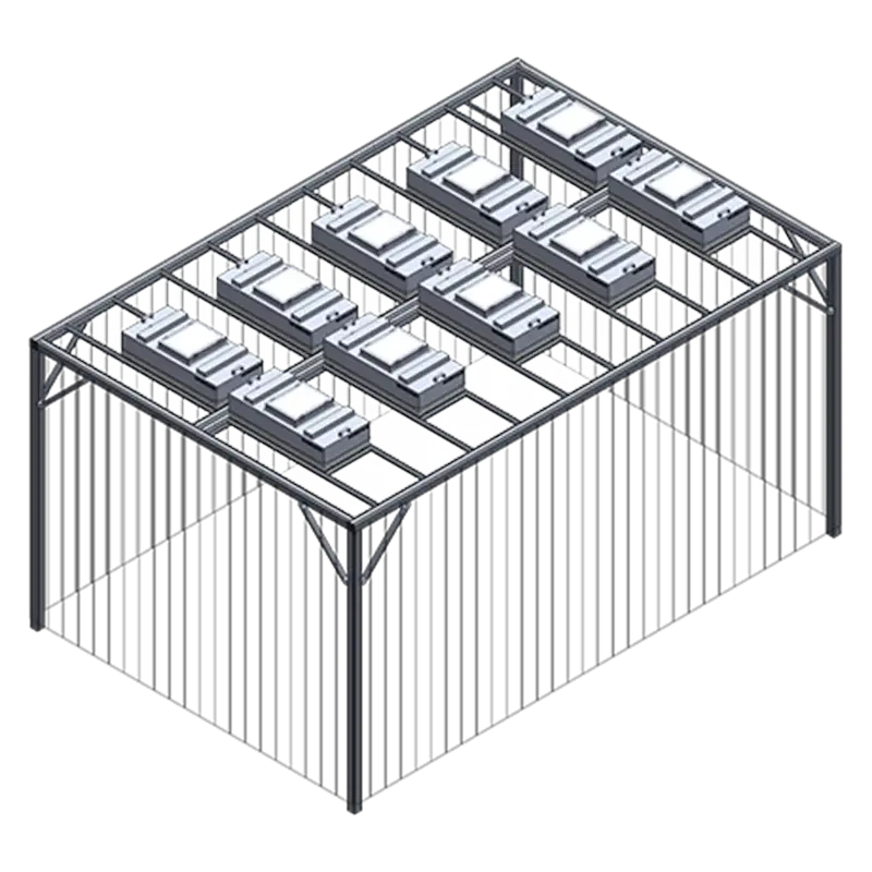 Aneinandergereihte Reinraumzelte als Darstellung für ihre flexiblen Anwendungsmöglichkeiten