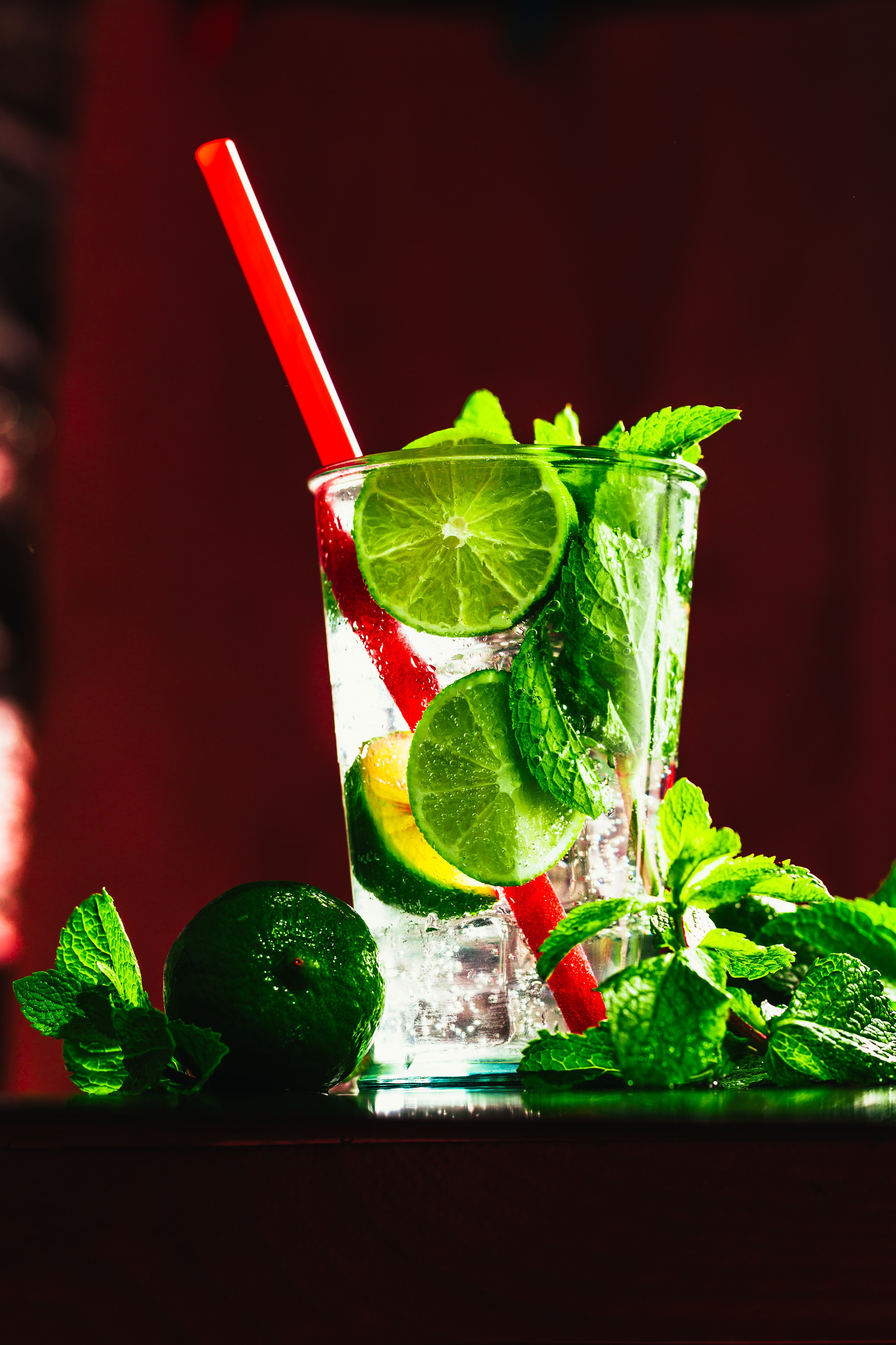 Red Stirrers and Straws