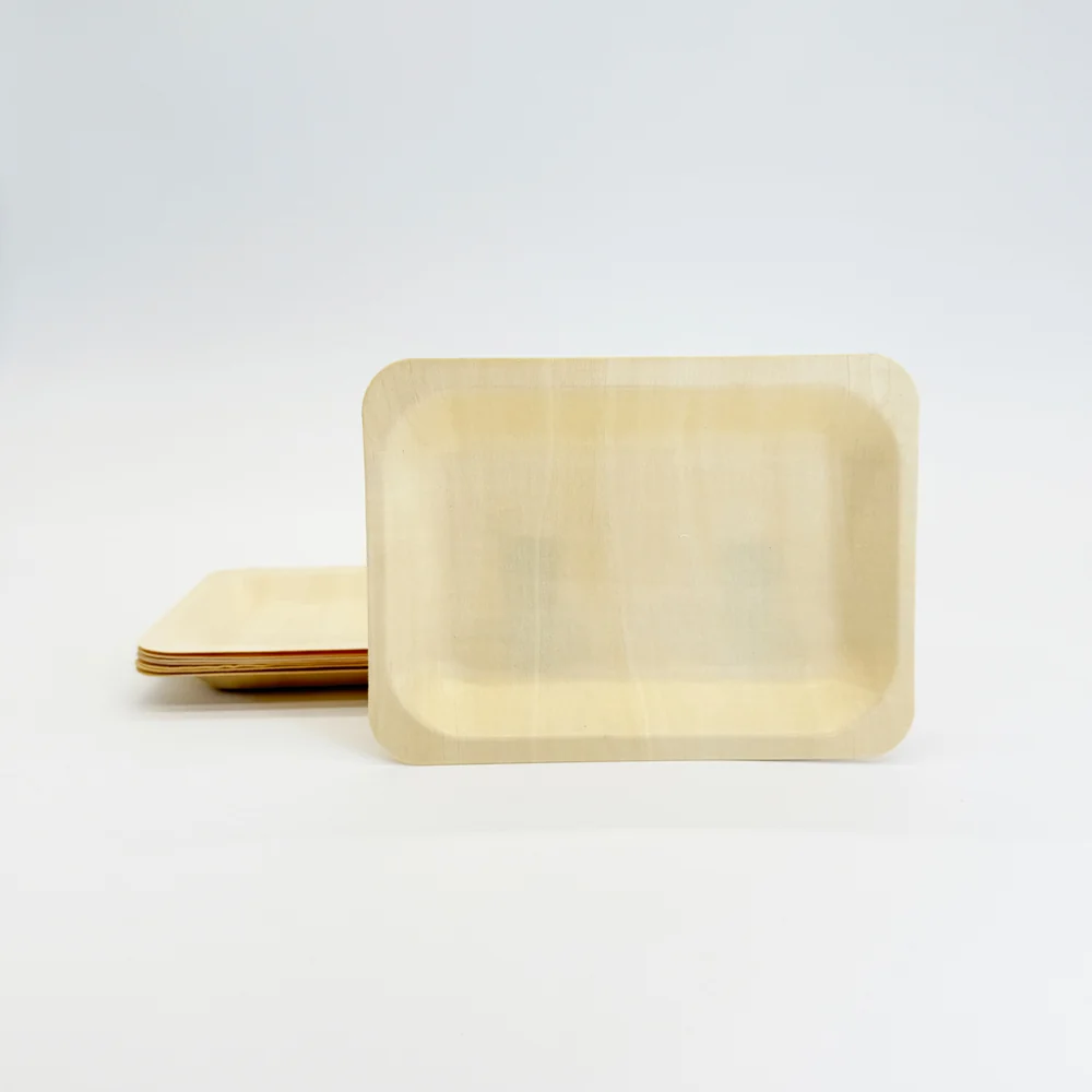 Wooden Plates — Rectangular