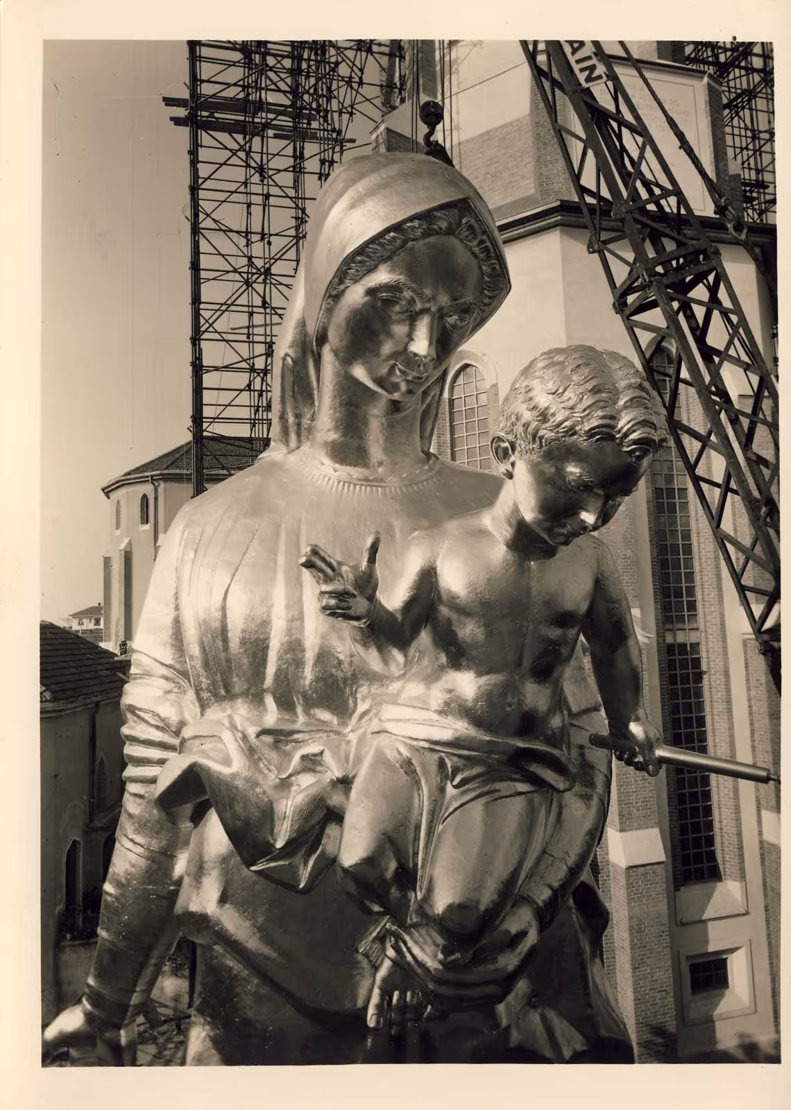 Narcissus Cassino, Madonna of the Guard. Courtesy Fonderia Artistica Battaglia Archives.