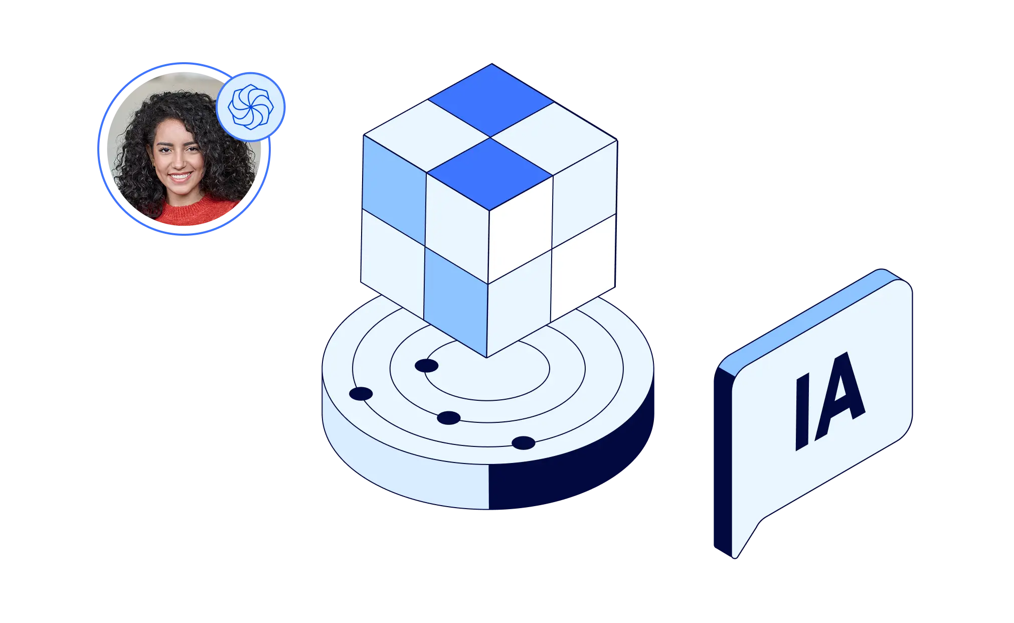 illustration de la solution Auxo Dynamics - Orchestration agentique