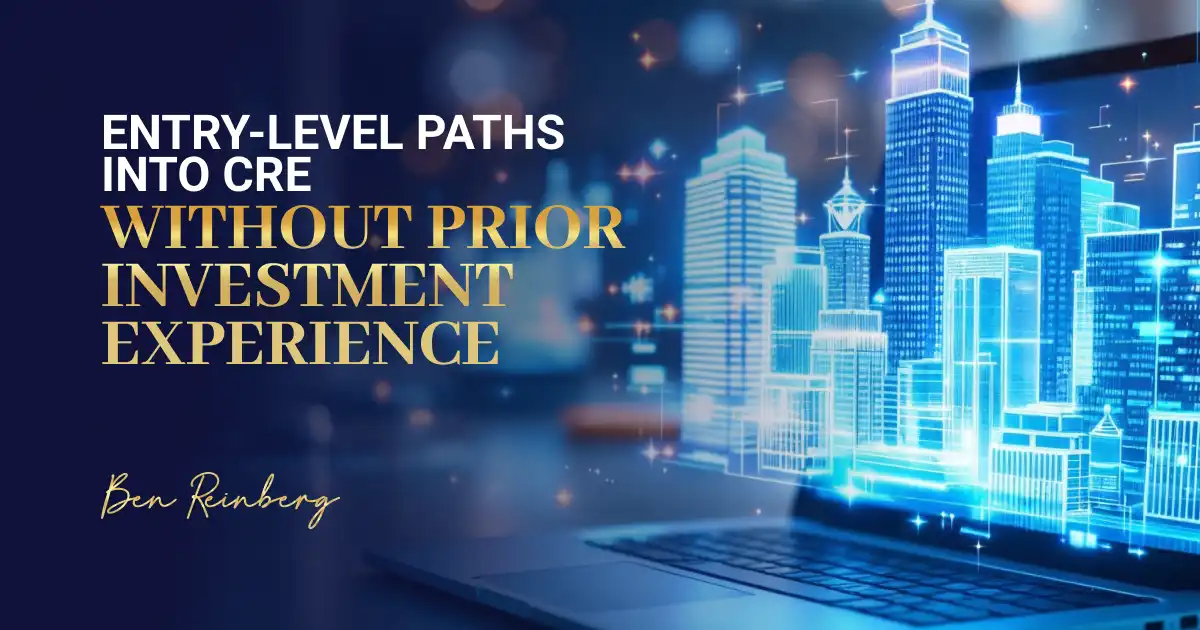 Futuristic urban skyline graphic with glowing architecture and laptop base