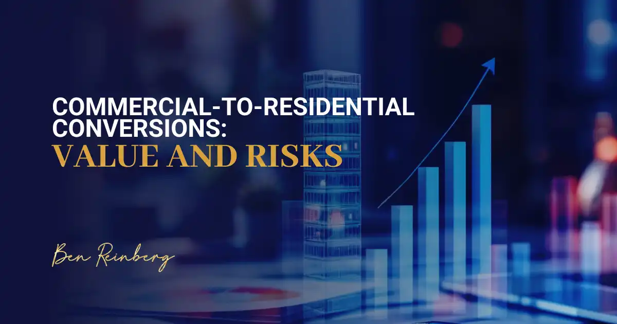 Blue gradient design with bar chart and upward arrow symbolizing growth