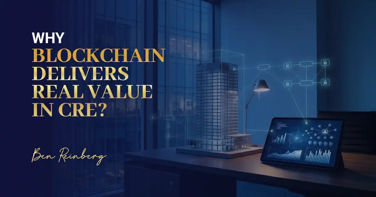 Dark office interior with architectural model, data screen, blue overlay