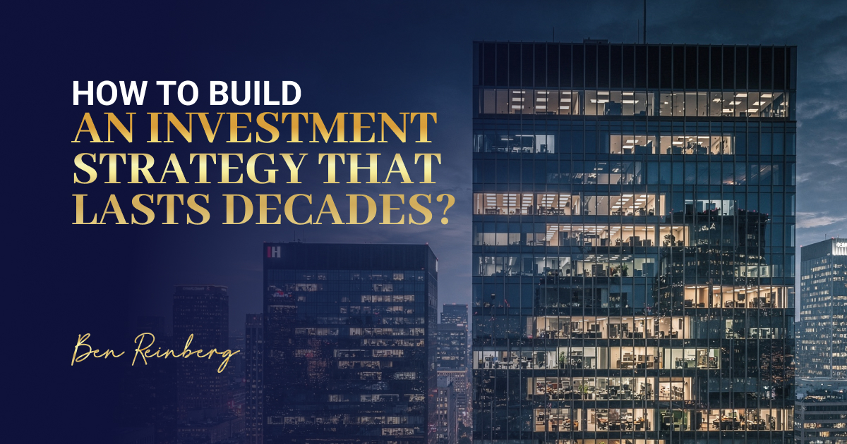 High-rise office building at night symbolizing a long-term, disciplined investment strategy