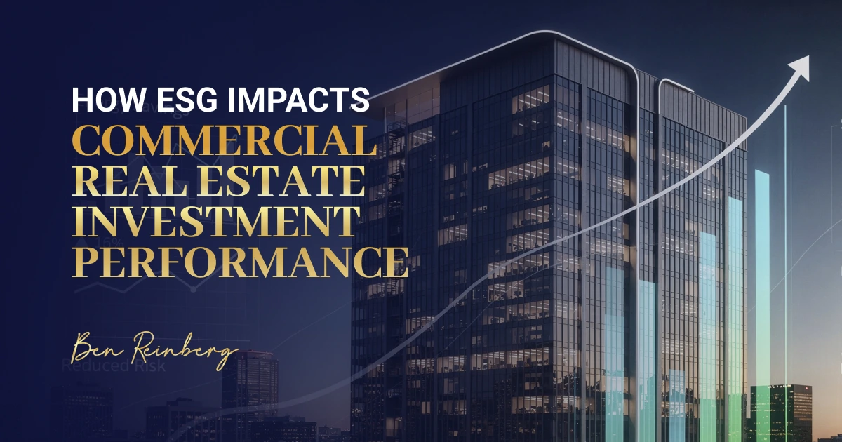 Commercial real estate cash flow growth shown on ESG-focused office tower