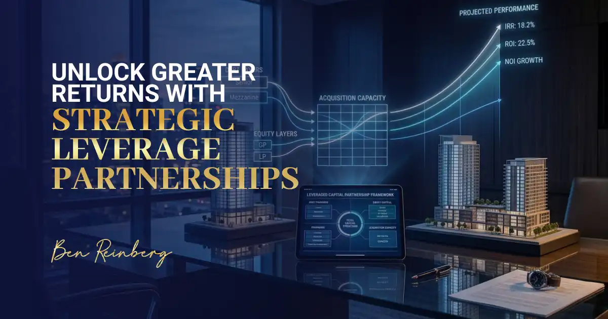 Strategic partnerships driving leverage in real estate investment growth plans
