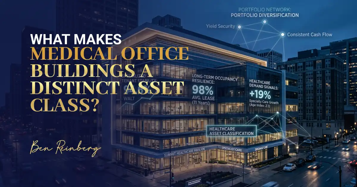 Modern healthcare complex reflecting investing in medical office buildings
