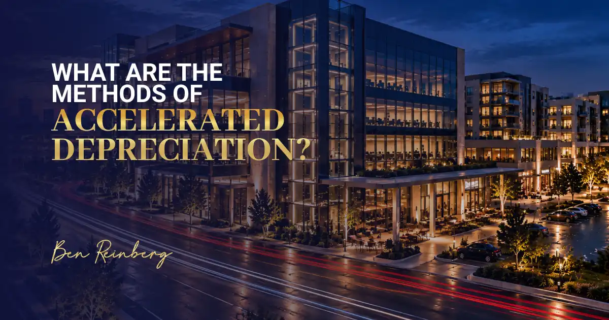 Overview of the primary methods of accelerated depreciation for property investments.