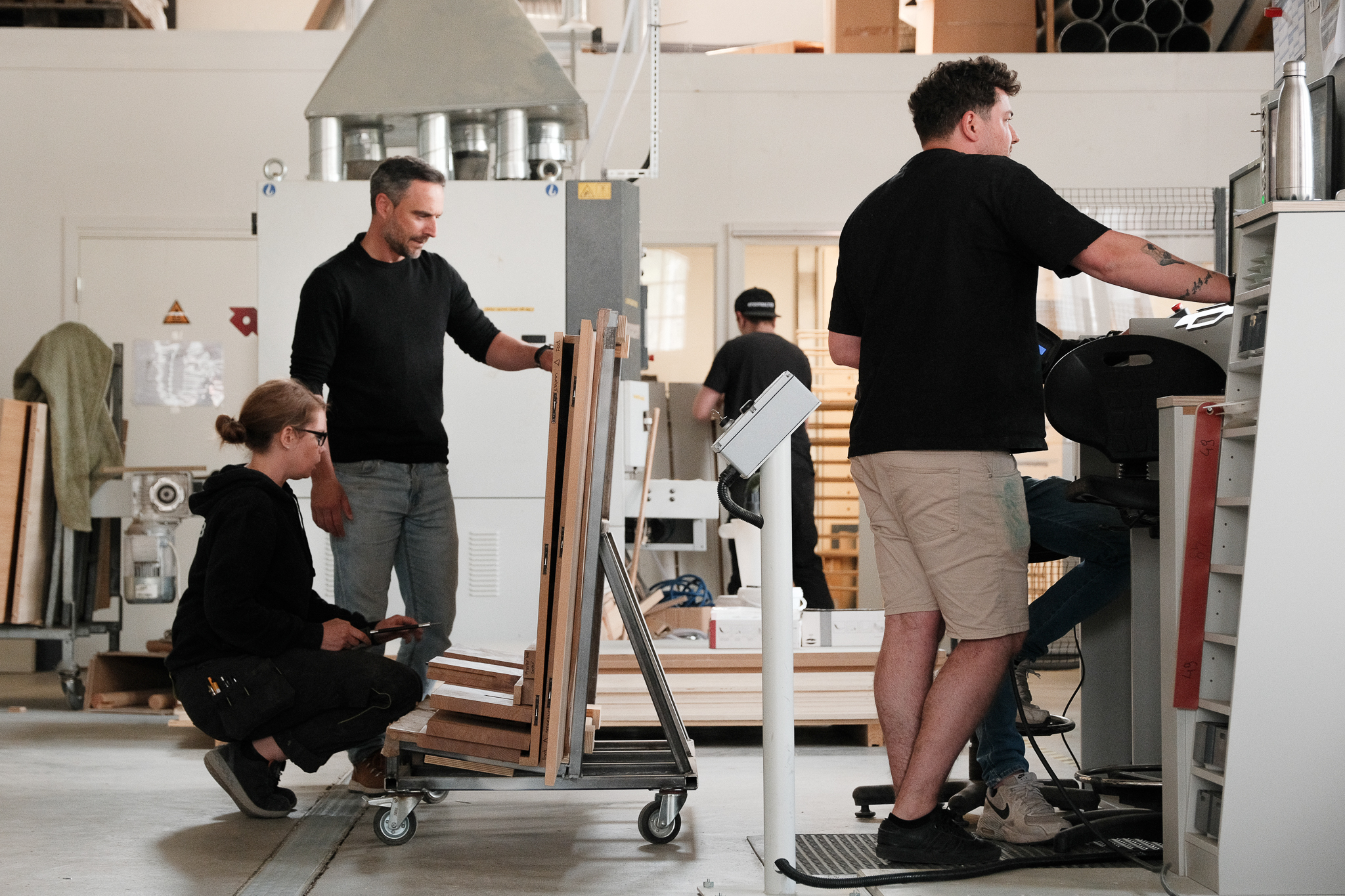 team Cutfab in production mode