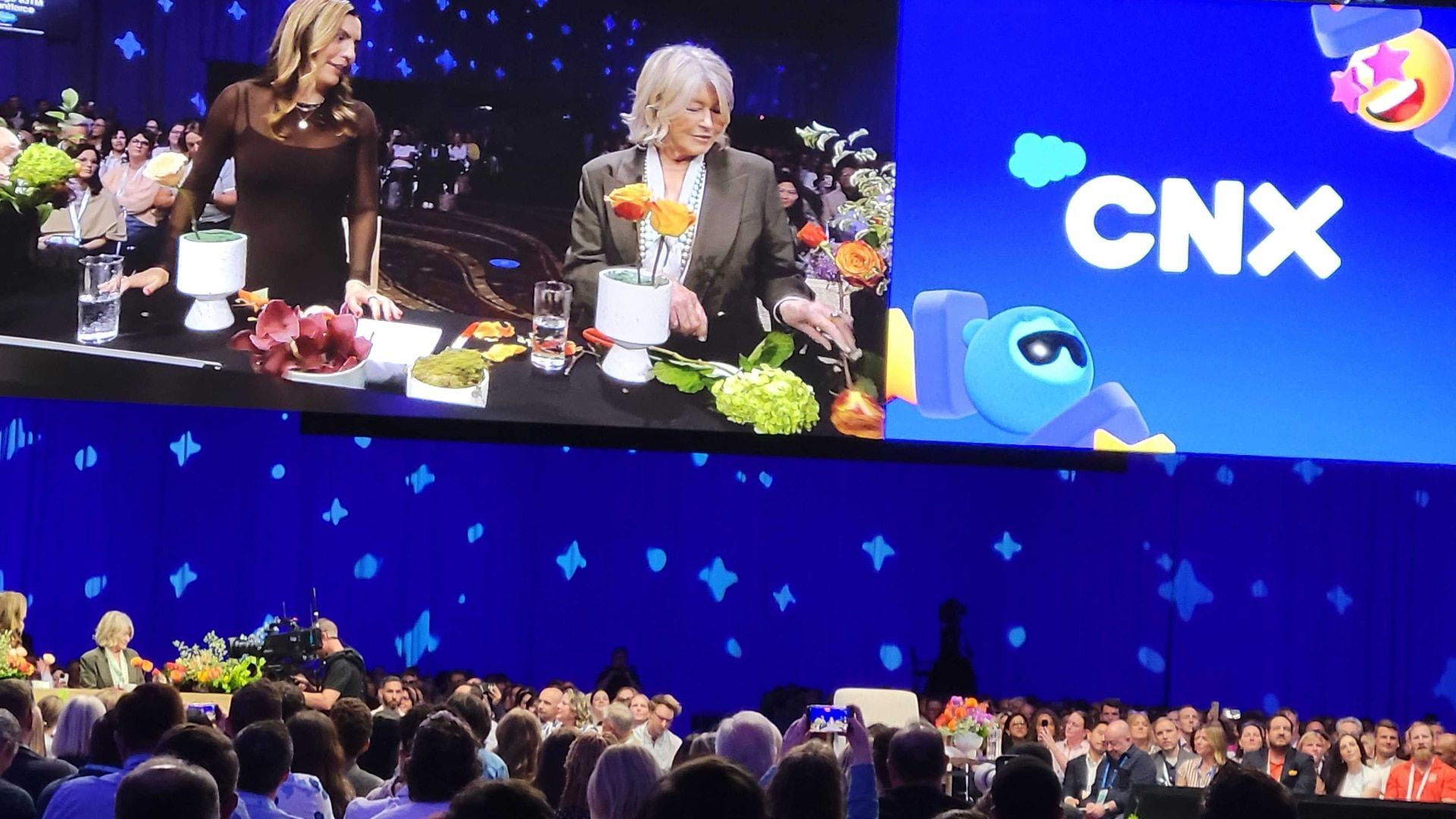Mainstage keynote demonstration at Salesforce Connections 2026