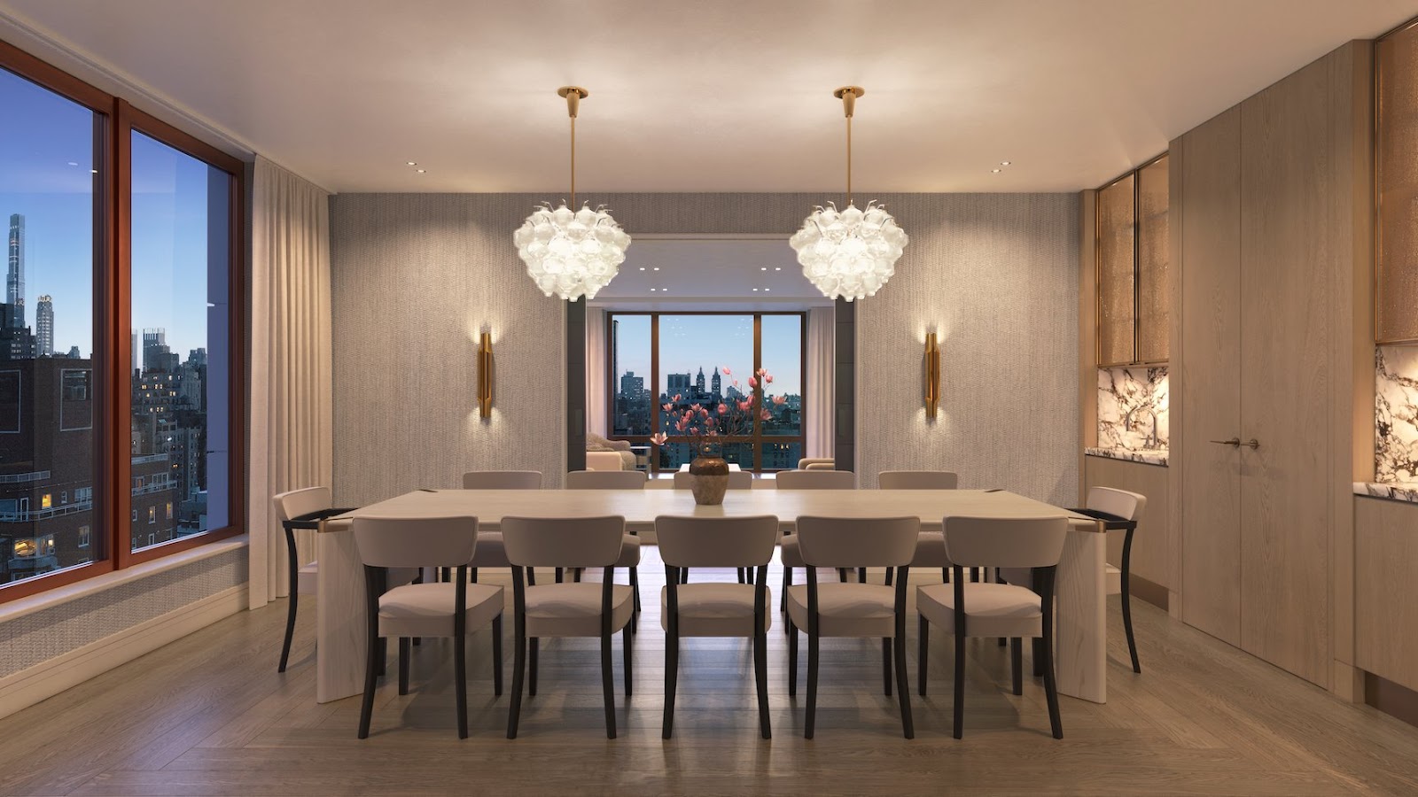 Private dining room at THE 74 on Upper East Side