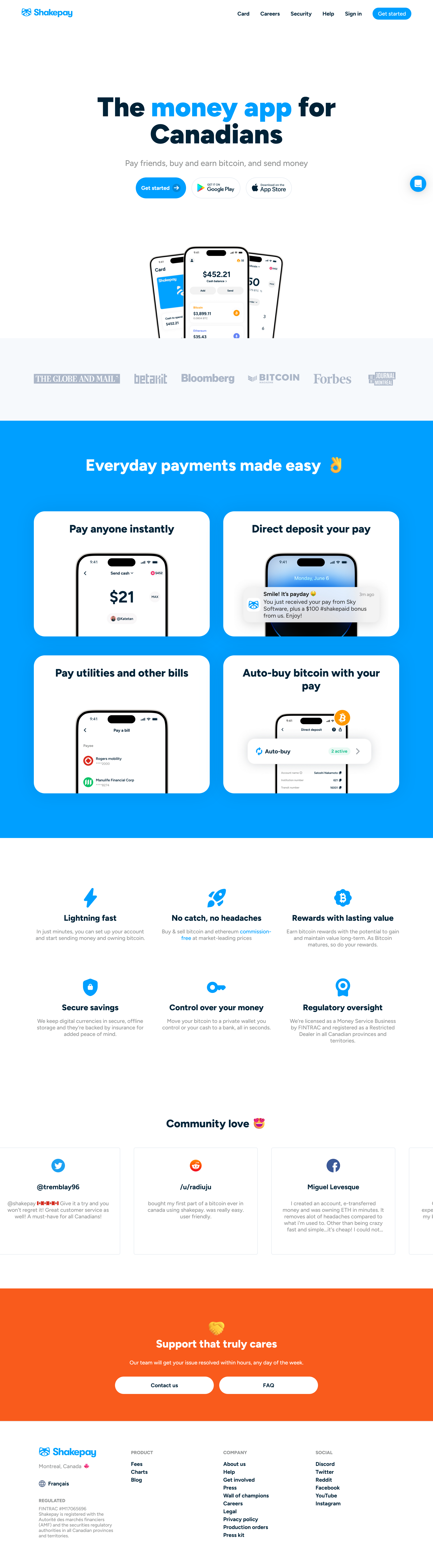 shakepay Login