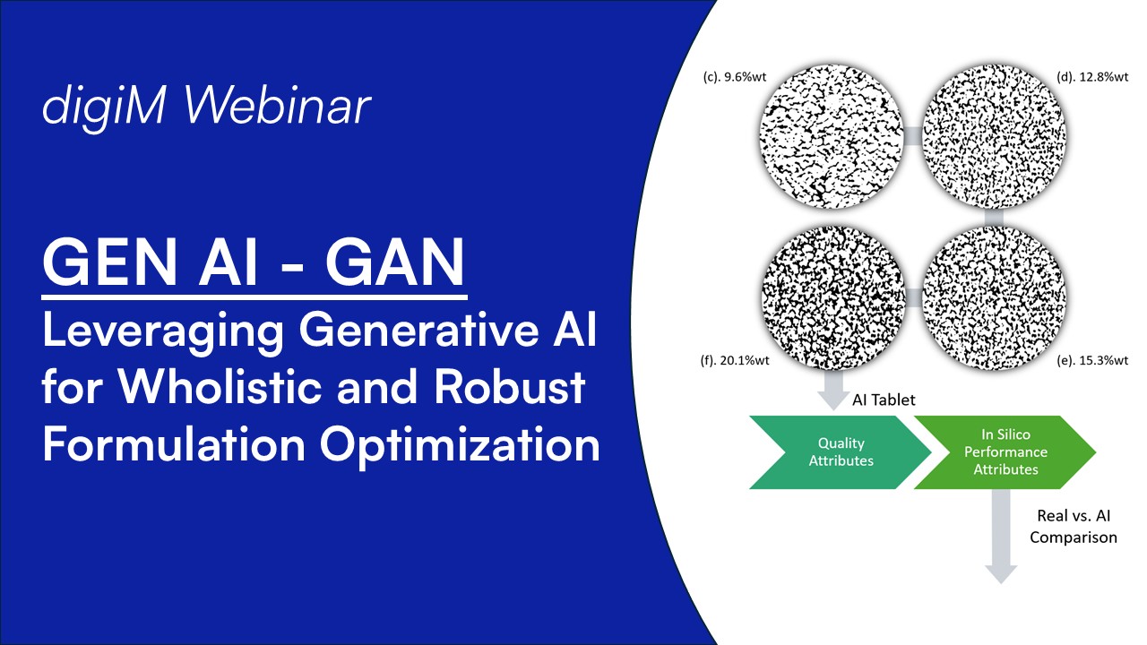 Webinar thumbnail: Leveraging generative AI for wholistic and robust drug product digital formulation