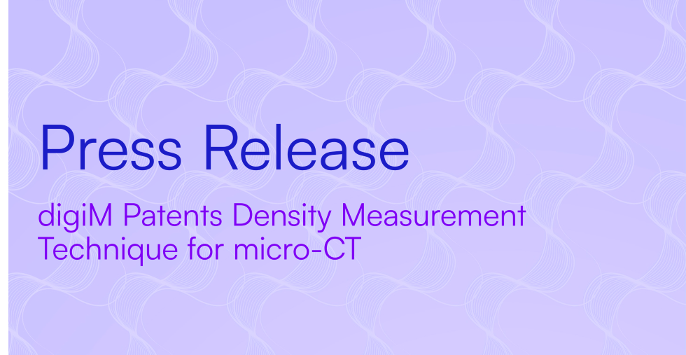 digiM patent for true density measurement from micro-CT images of pharmaceutical samples