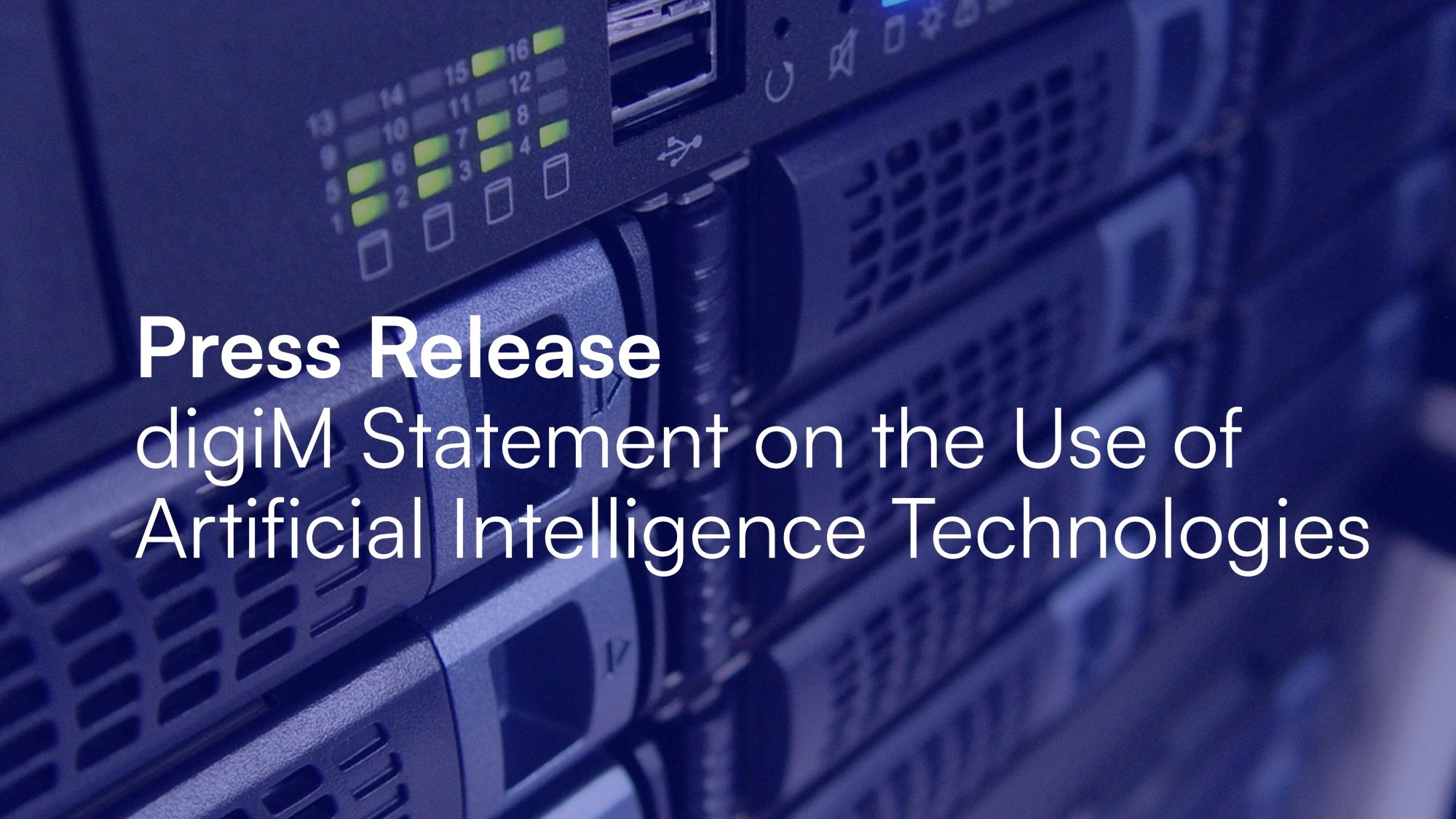 digiM statement on responsible use of artificial intelligence and machine learning in pharmaceutical image analysis