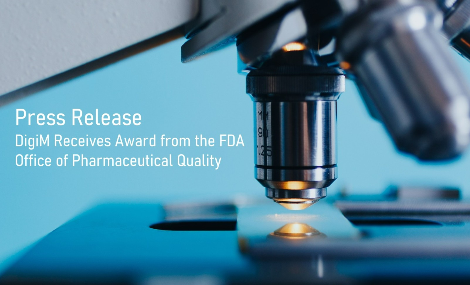 FDA Office of Pharmaceutical Quality award to digiM for microstructural quality attribute characterization and modeling
