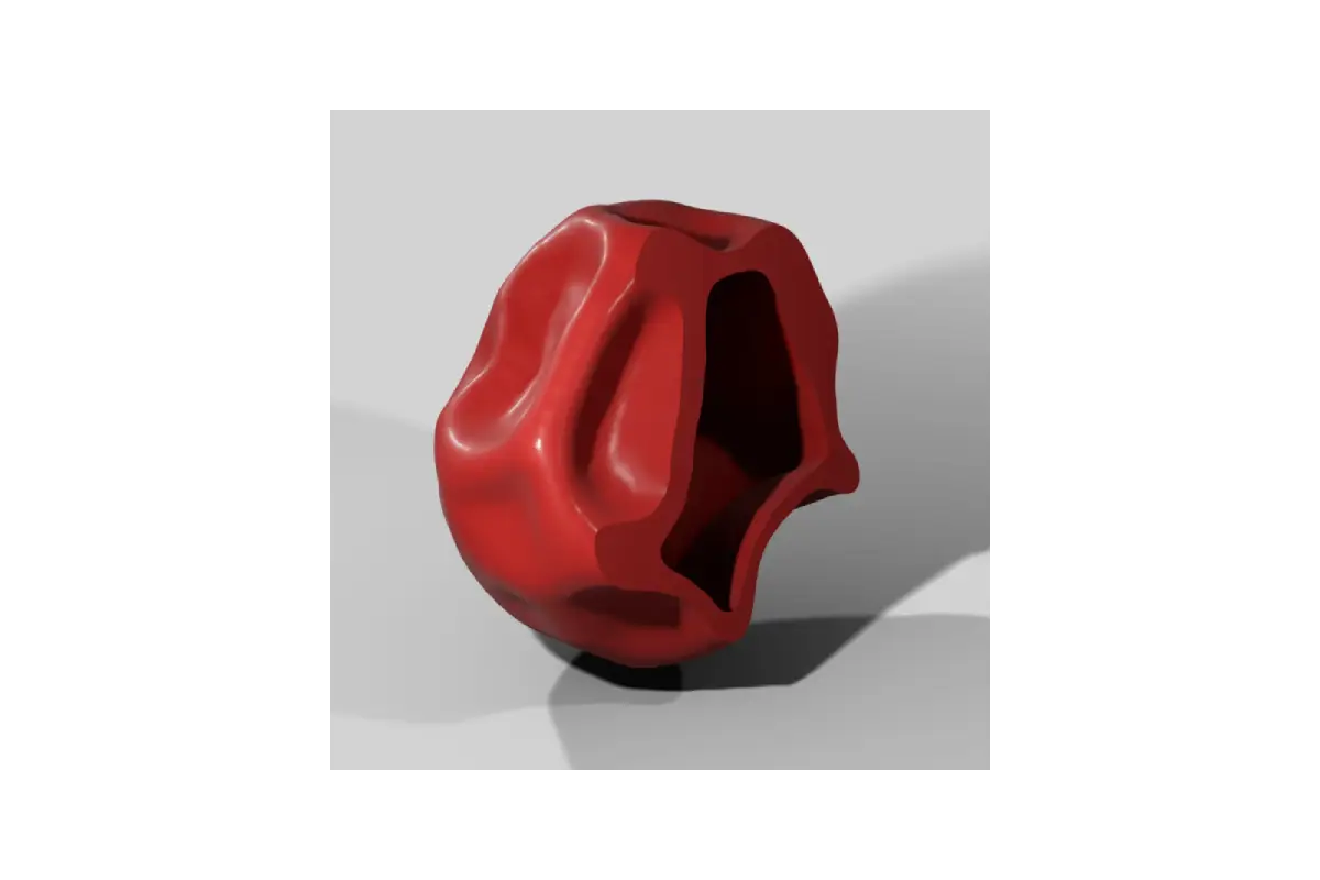 SEM cross-section of a spray dried dispersion particle showing amorphous structure and surface porosity