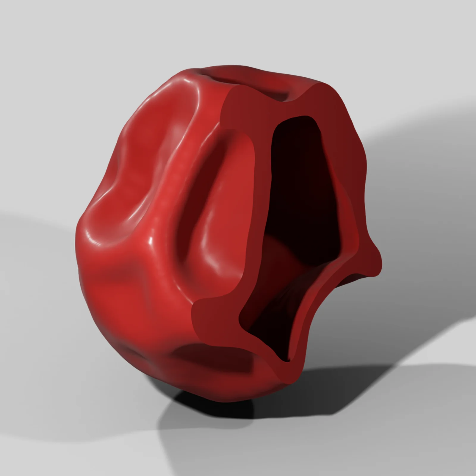 3D microstructure render of a pharmaceutical dosage form showing segmented material phases from micro-CT or electron microscopy imaging