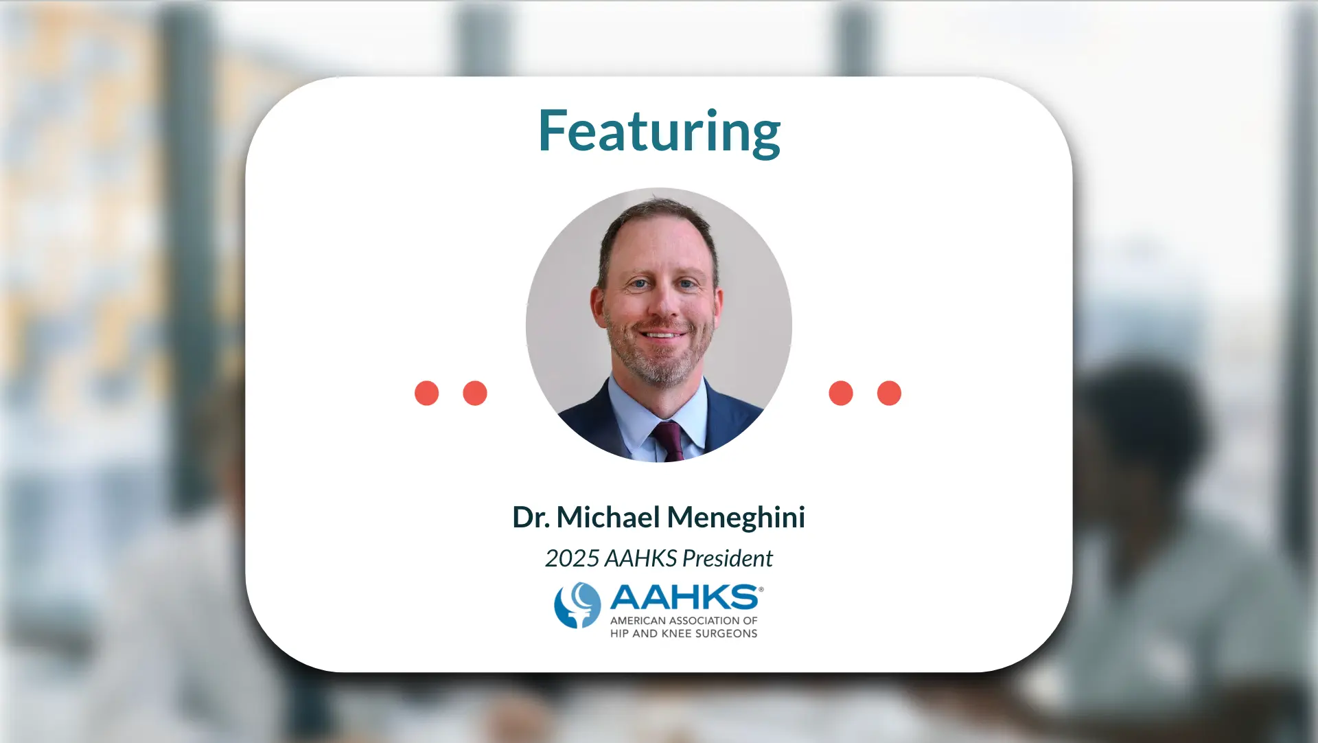 Image promoting Force Therapeutics webinar on Transforming Episode Accountability Model featuring AAHKS President Dr. Michael Meneghini
