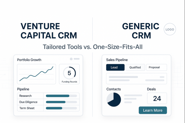 Difference between Venture Capital CRM and Generic CRM