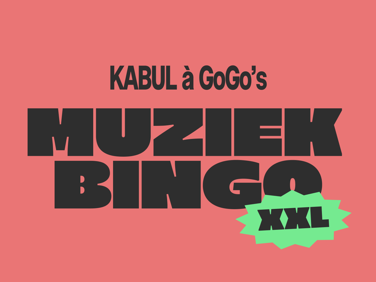 MUZIEK BINGO XXL KERSTEDITIE + AFTERPARTY in KABUL à GoGo, Utrecht