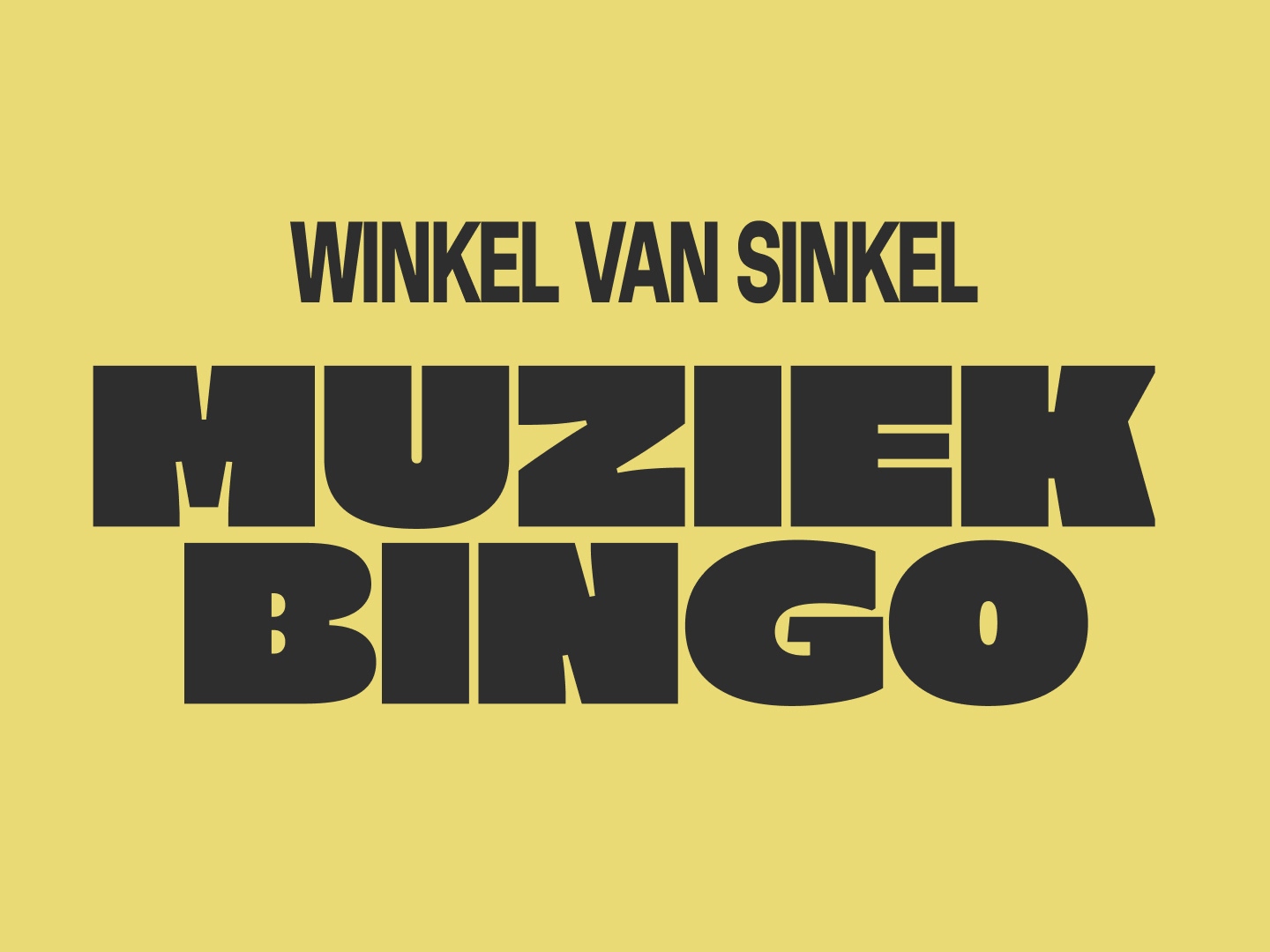 MUZIEK BINGO - Winkel van Sinkel in KABUL à GoGo, Utrecht