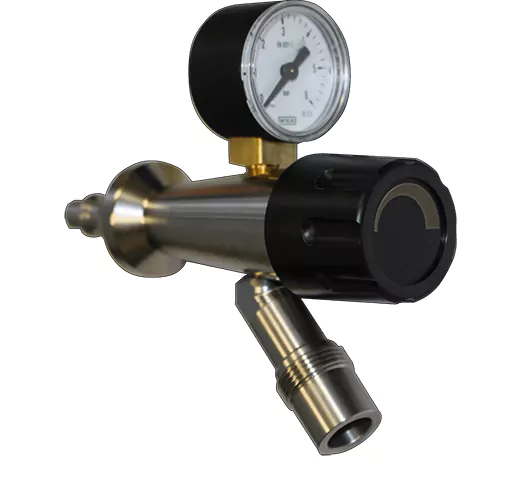 Tapping point pressure reducer QualityREG INLINE, adjustable