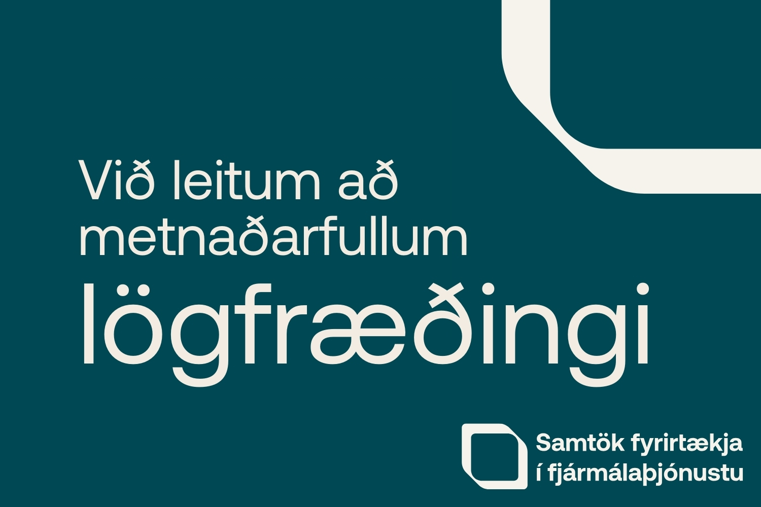 Við leitum að metnaðarfullum lögfræðingi