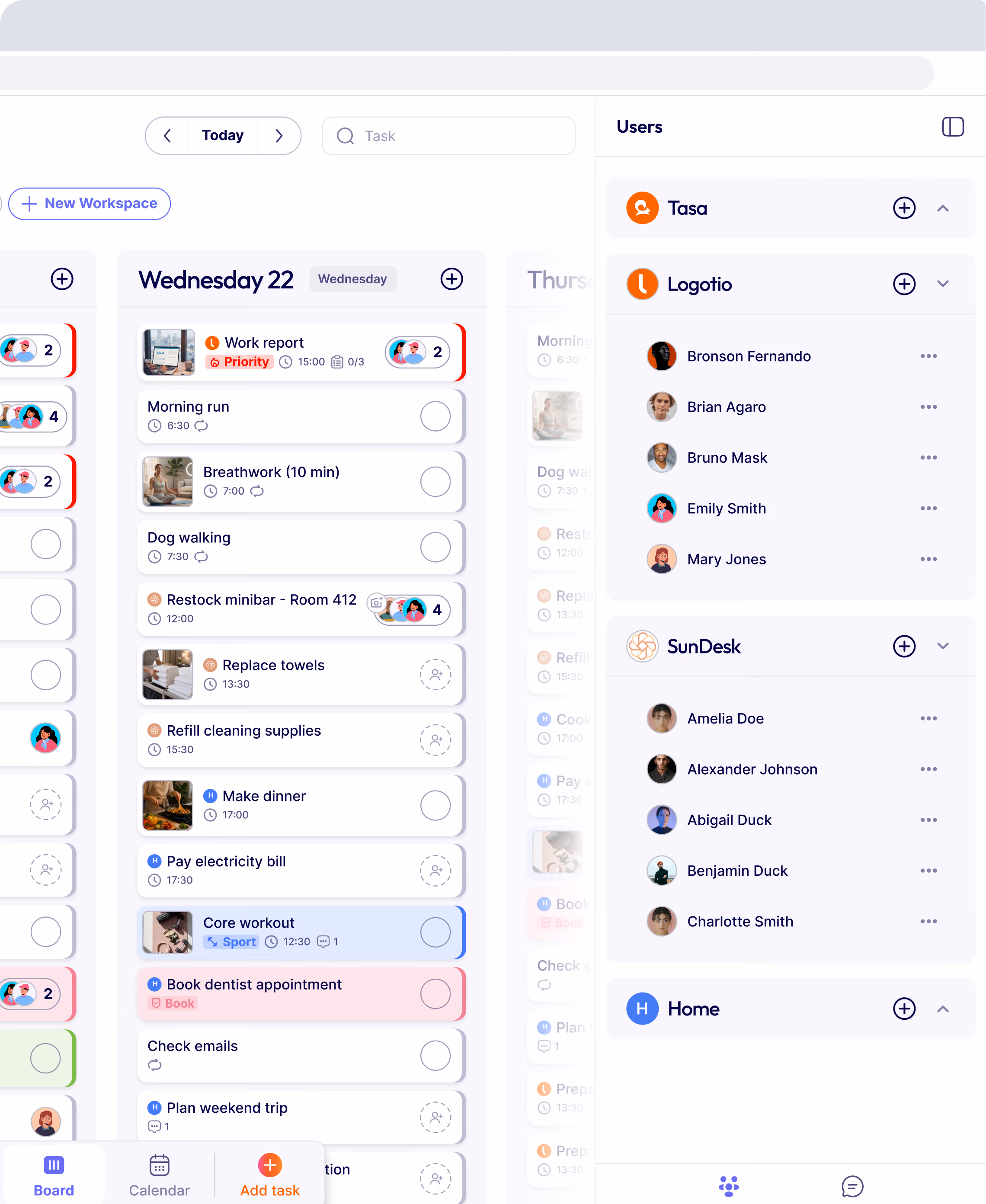 Tasa web based task management tool preview