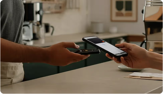 Tap-to-Pay,
Right from Your Phone