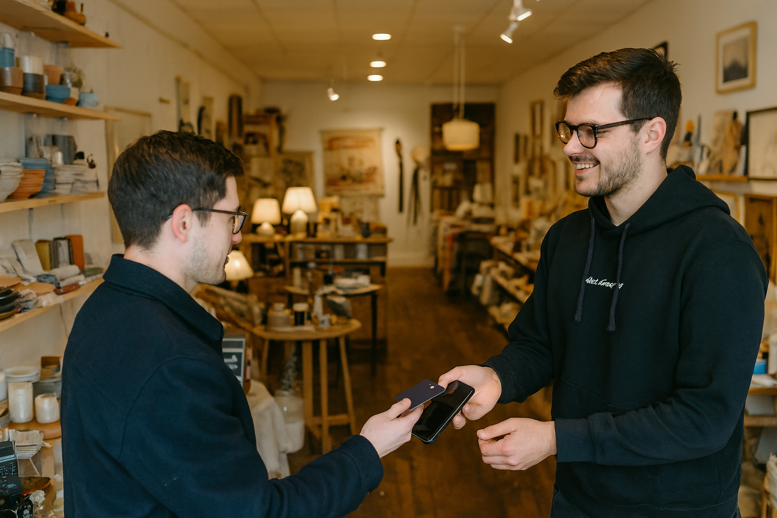 Organize payments with a retail shop POS