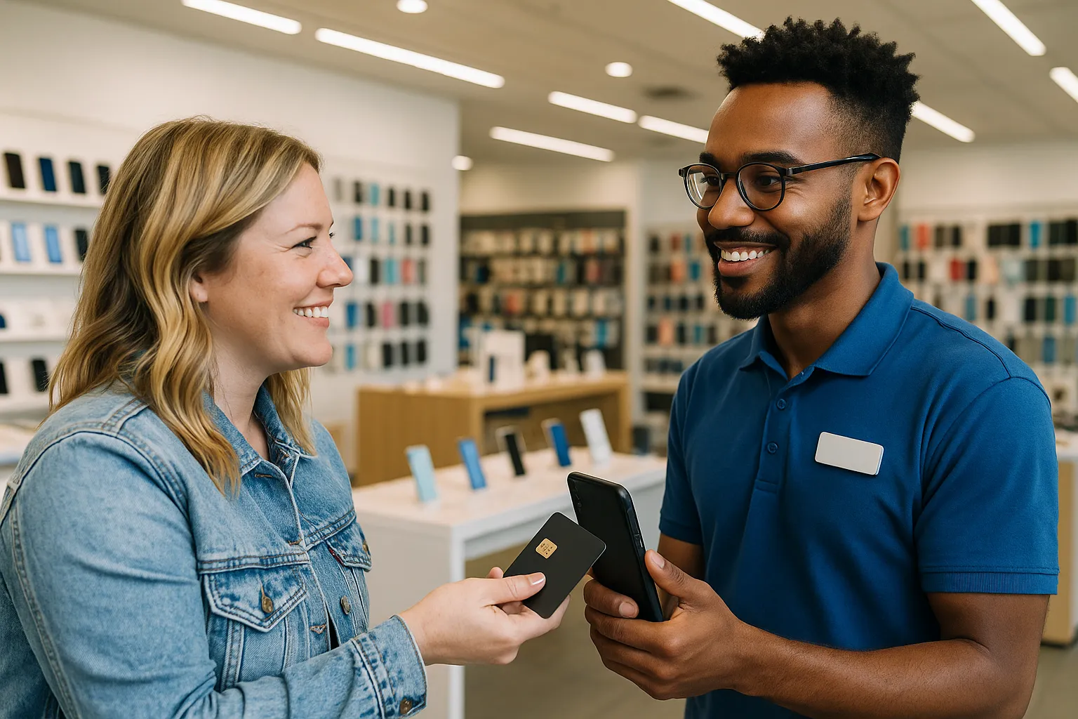 Get a cell phone store POS that connects