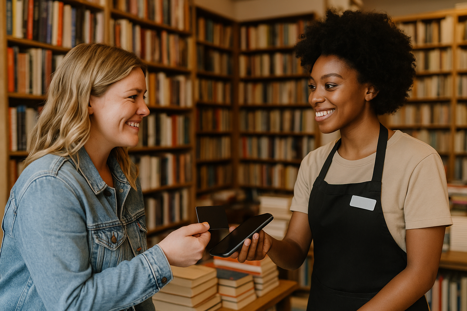 A bookstore POS as neat as your shelves