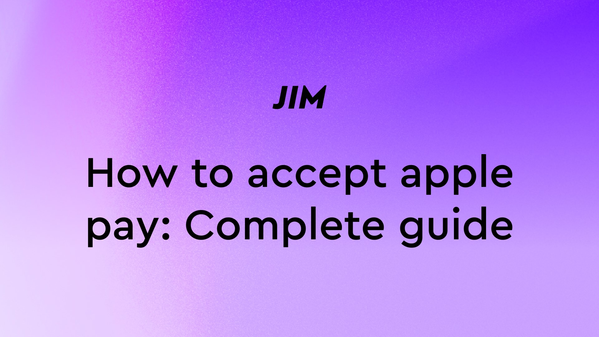How to Accept Apple Pay