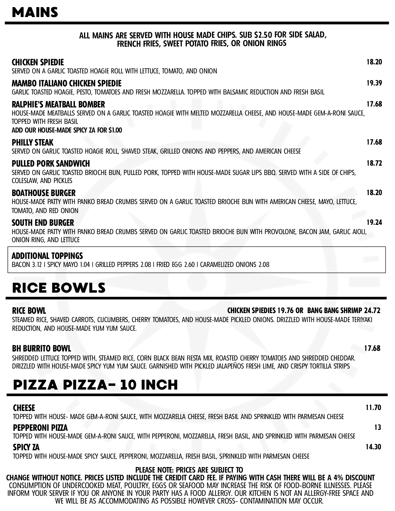 Menu Page 2