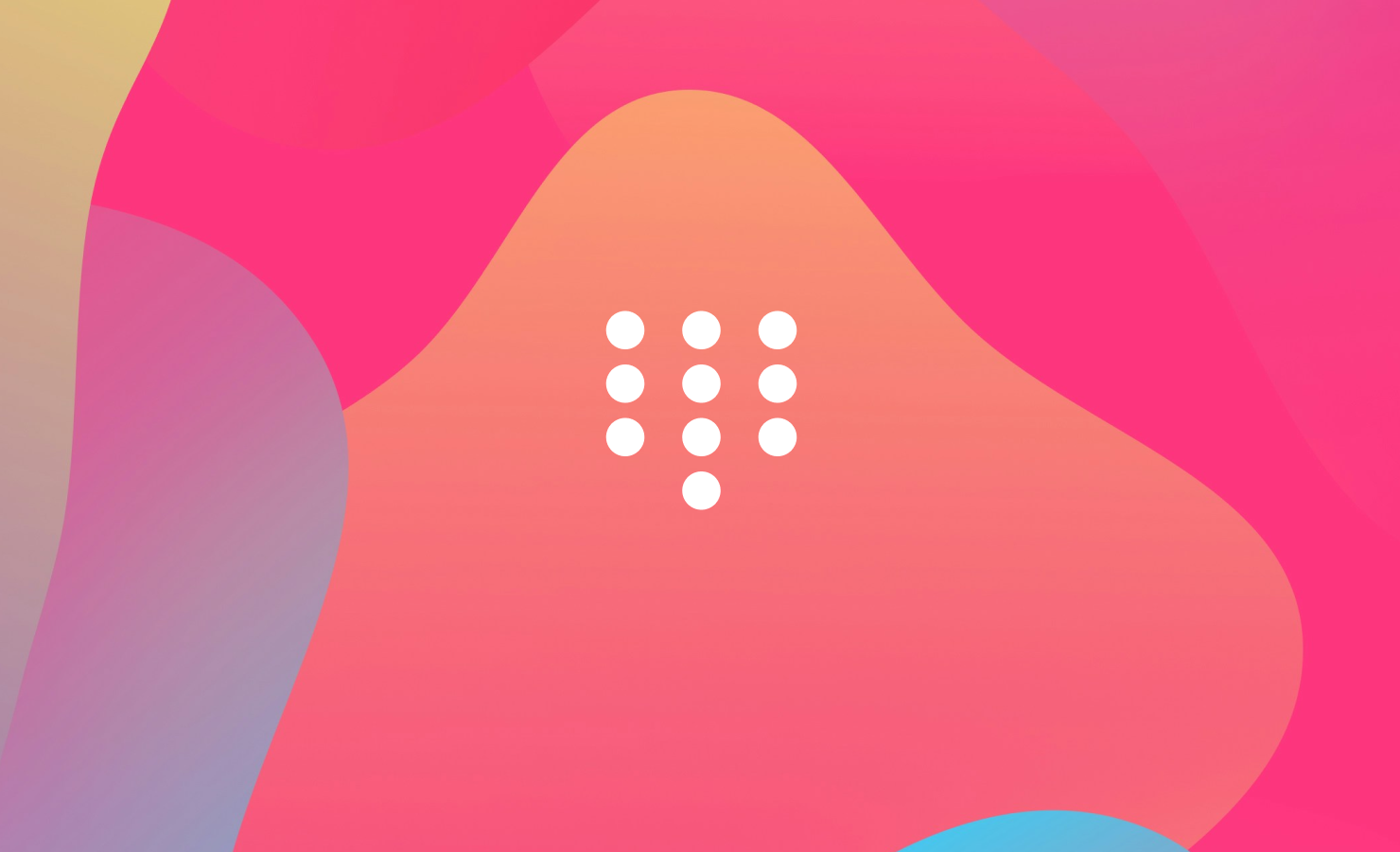 Abstract icon on a gradient 3D background.