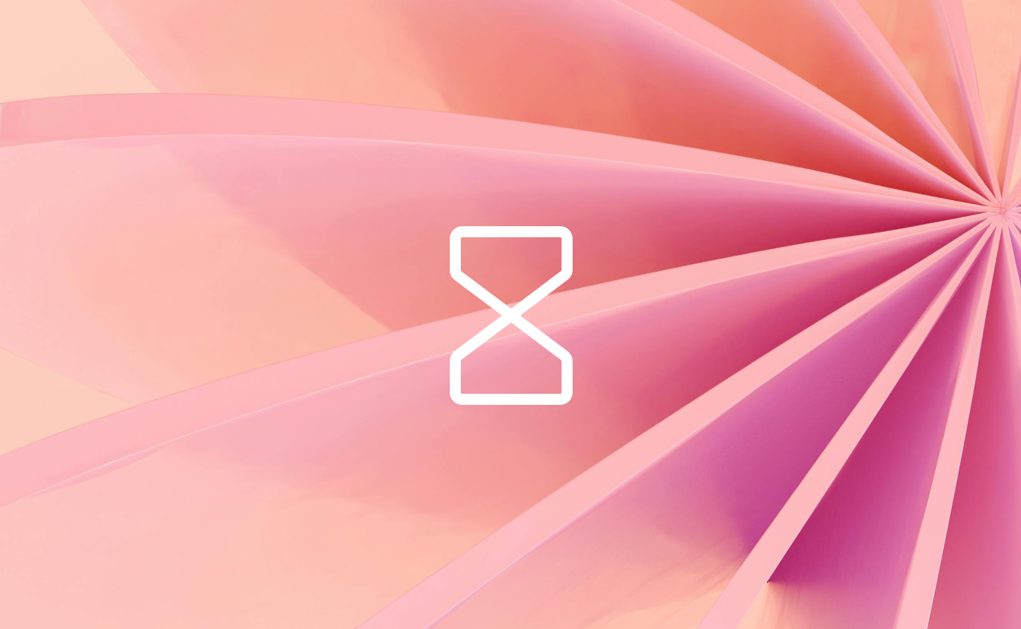 Curved abstract lines in a purple and pink gradient design.