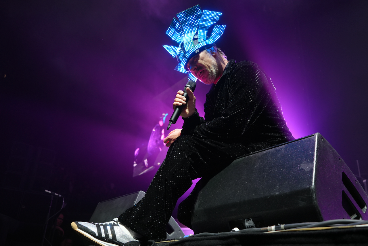 LED crown for Jamiroquai's Heels of Steel tour