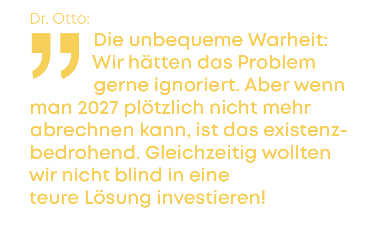 Zitat von Dr. Otto zu der Case Study