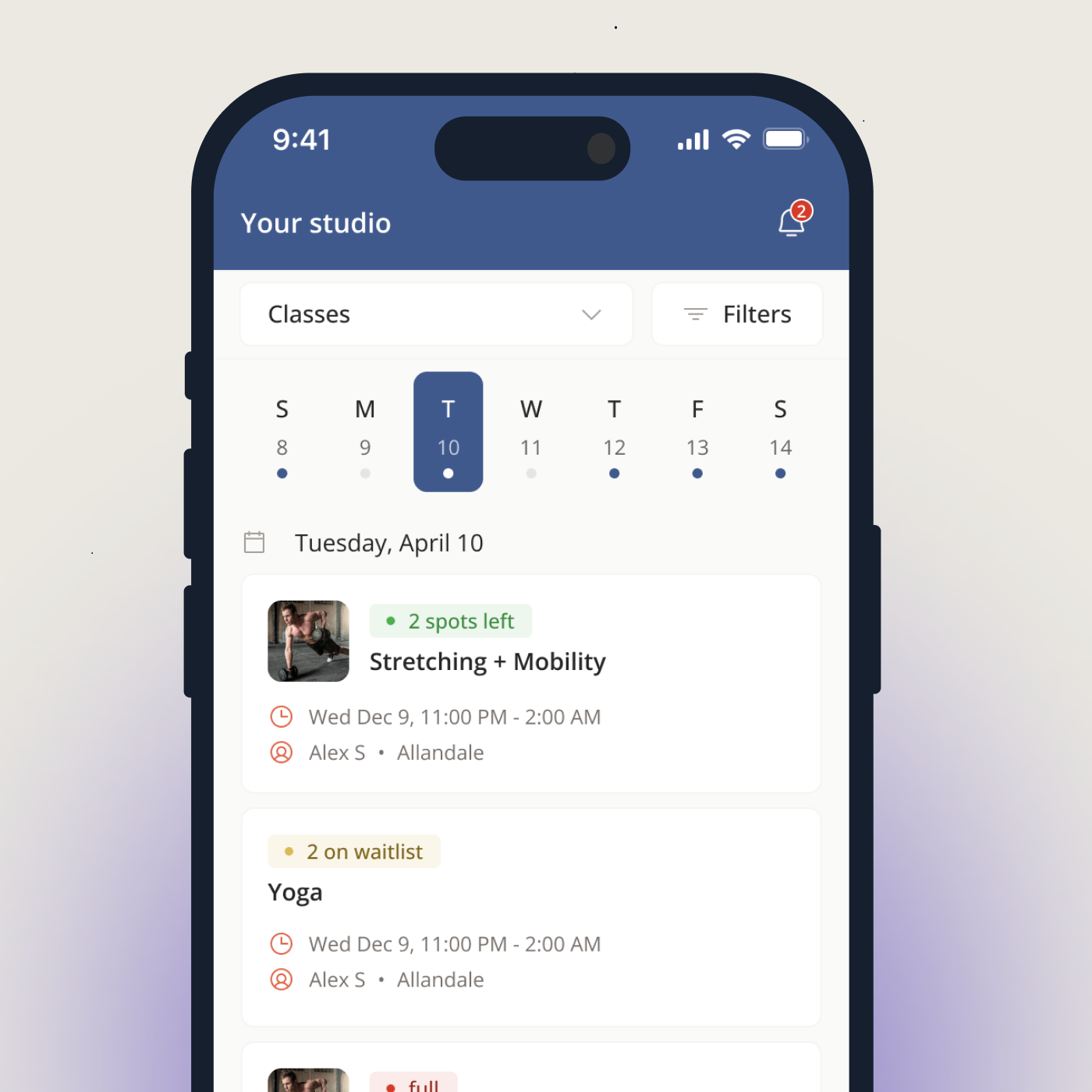 spa website example