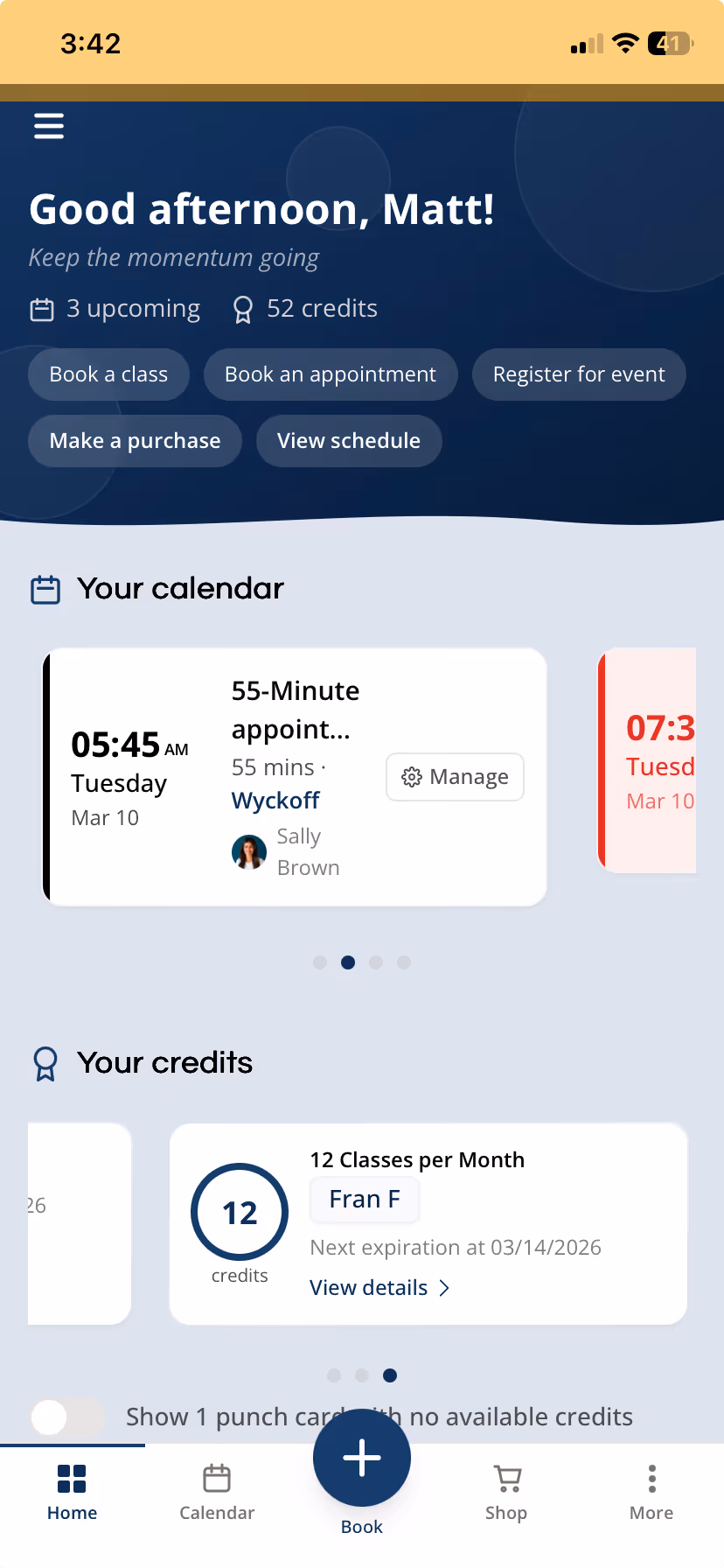 booking app