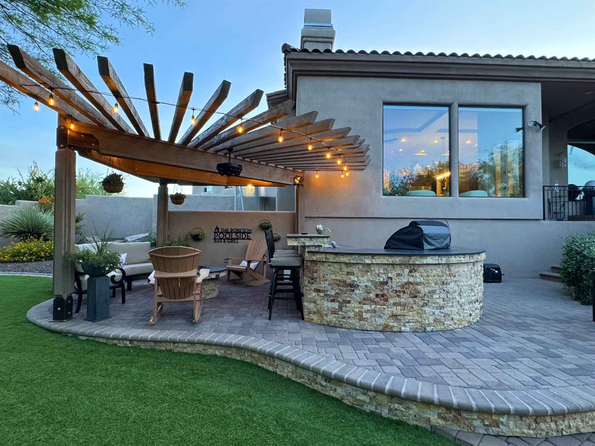 Wood Shade Array pergola