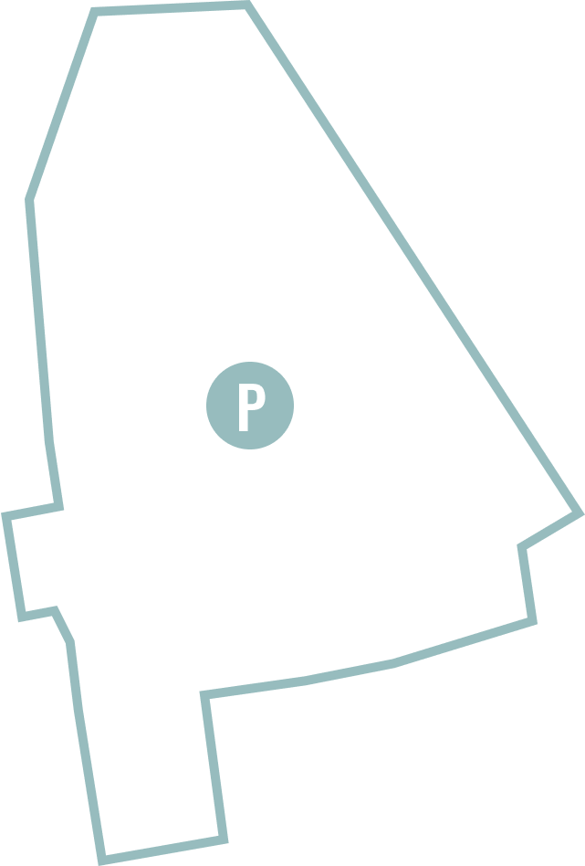 Map location of general parking for all Harvest Church locations