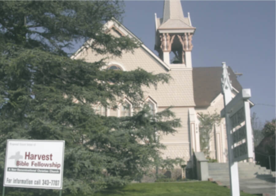 A picture of the Chapel when Harvest Church first moved into the Village of Arroyo Grande