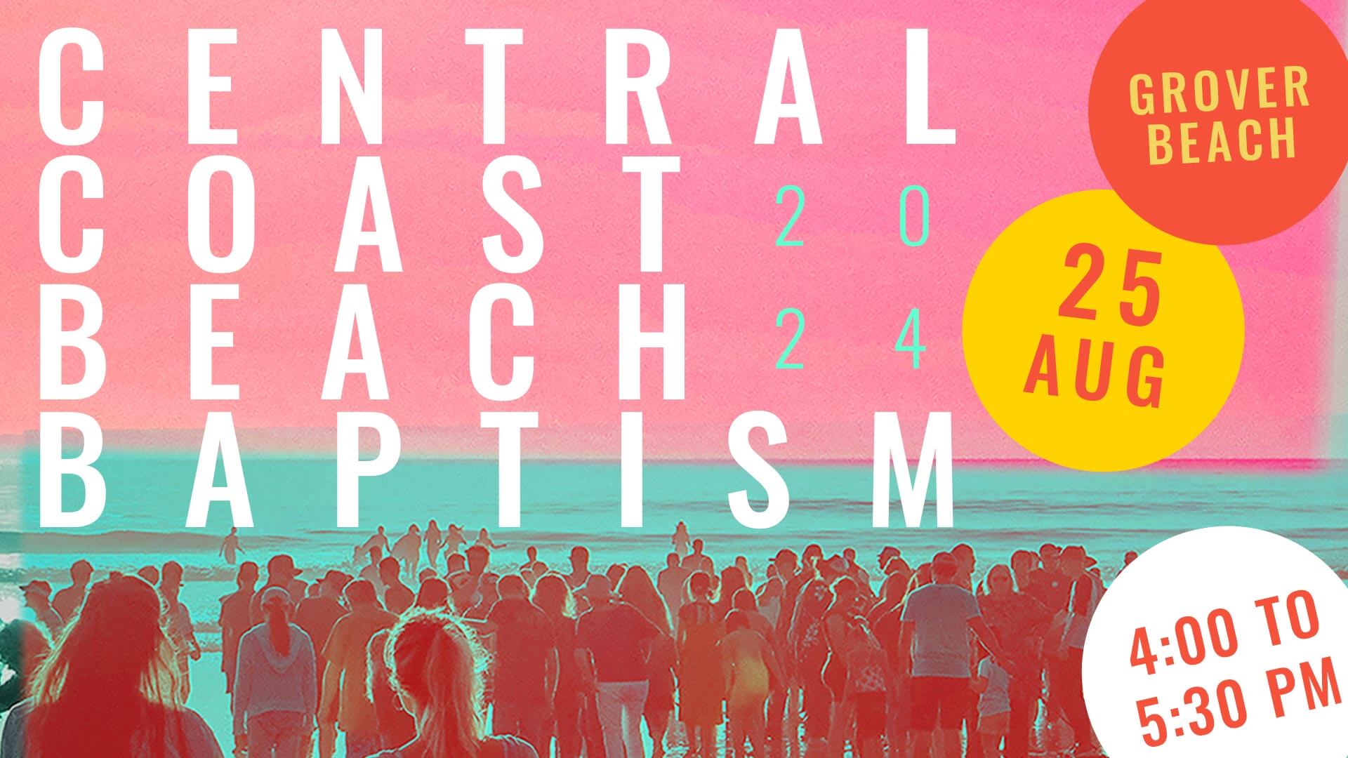 Central Coast Beach Baptism 2024