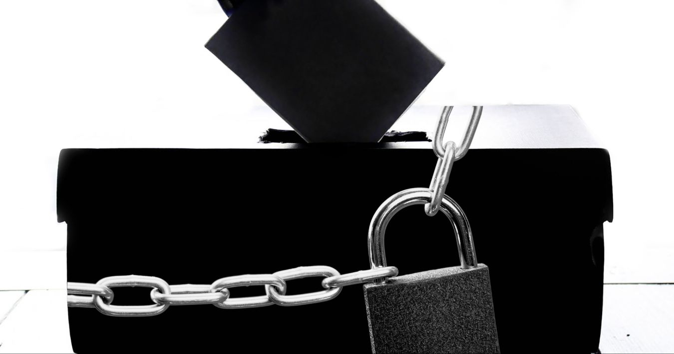 locked ballot box